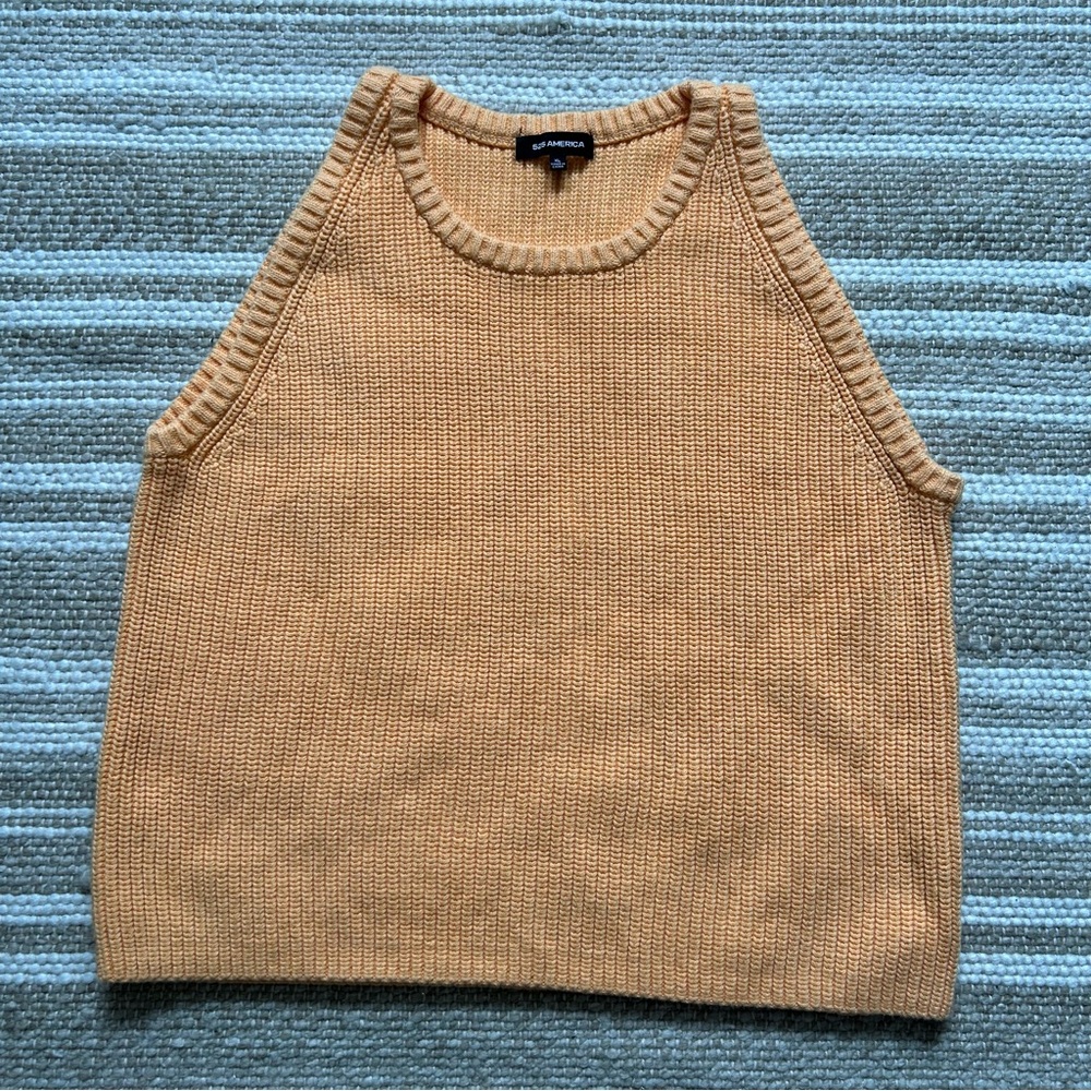 525 American Sweater Vest Orange XL